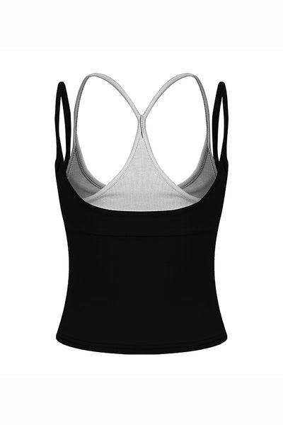 Women's Summer 2026 Colorblock Street Mock Layer Crop Tank