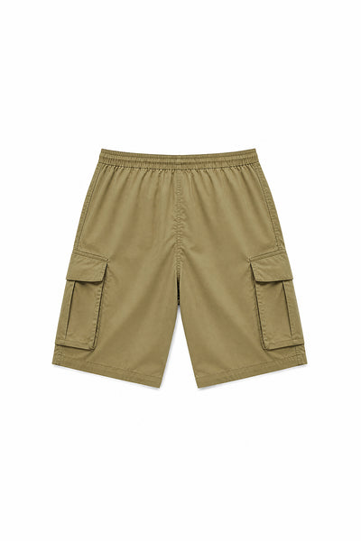 Men's Summer Multi-Pocket Drawstring Cargo Bermuda Shorts