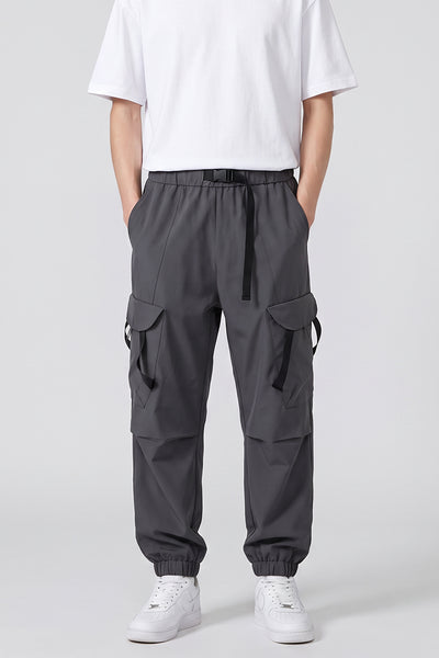 Men's Spring Lightweight Multi-Pocket Cargo Jogger Pants