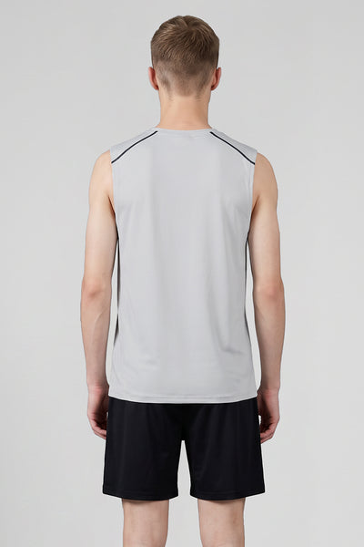 Men's Summer Contrast-Stitch Quick-Dry Athletic Tank Top