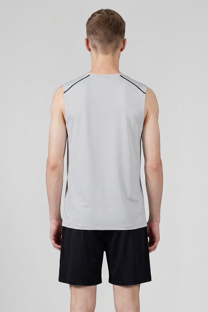Men's Summer Contrast-Stitch Quick-Dry Athletic Tank Top