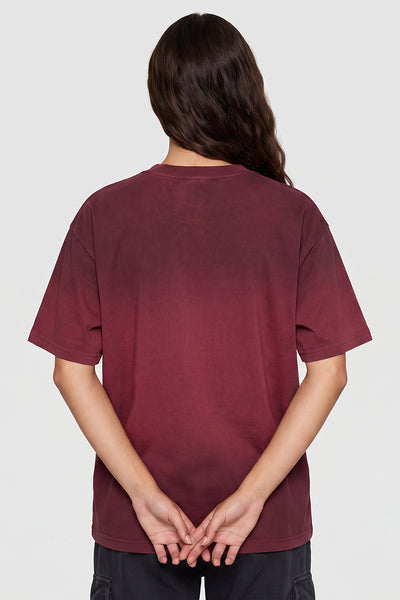 Women's Summer Washed High Street Print Oversized Set-in Tee