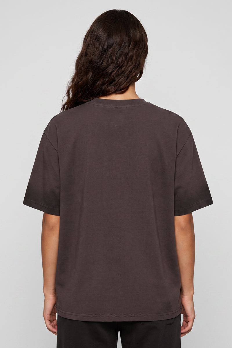 Women's Summer Street Tie-Dye Portrait Oversized Tee