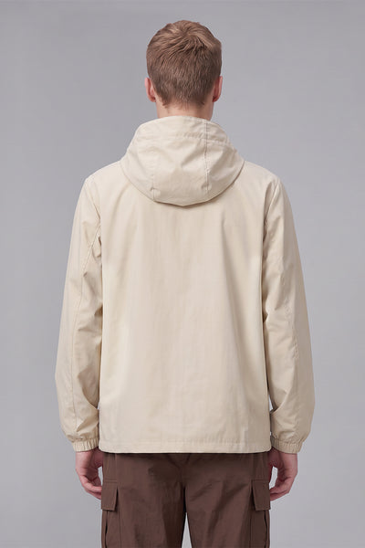 Men's Spring Colorblock Lightweight Outdoor Hooded Jacket