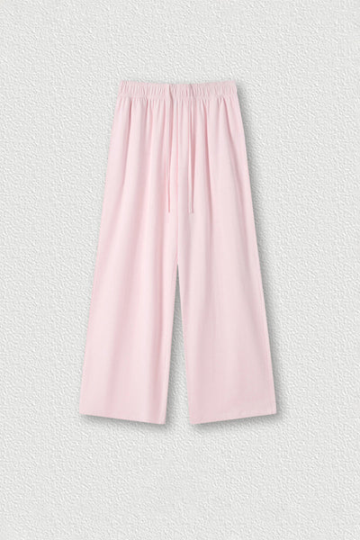 Men's Streetwear Relaxed High-Elastic Straight-Leg Pants