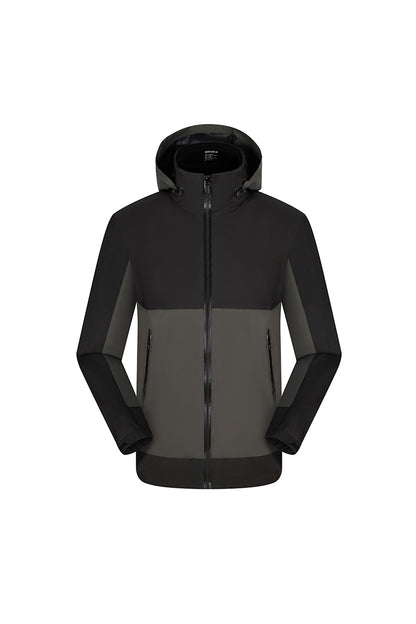 Women's Fall Colorblock Cropped Windproof Shell Jacket