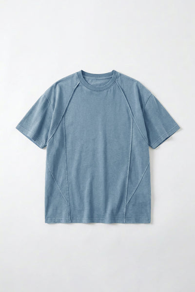 Men's Summer Deconstructed Loose-Seam Streetwear T-Shirt