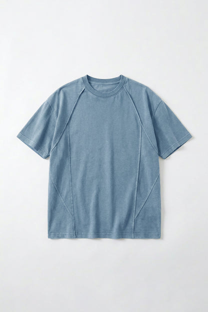 Men's Summer Deconstructed Loose-Seam Streetwear T-Shirt