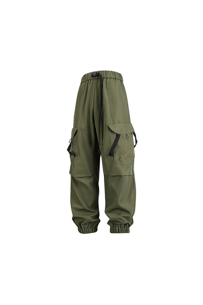 Men's Spring Lightweight Multi-Pocket Cargo Jogger Pants