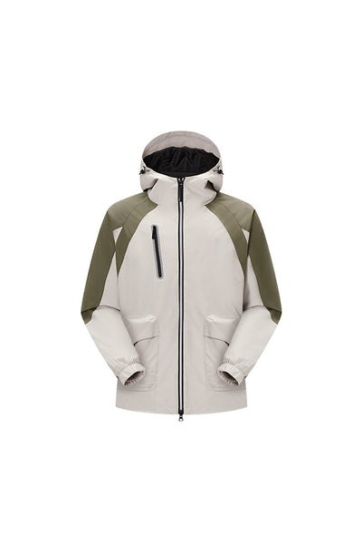 Women's Fall Winter Ripstop Colorblock Outdoor Jacket
