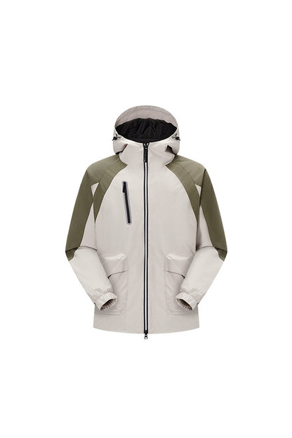 Women's Fall Winter Ripstop Colorblock Outdoor Jacket