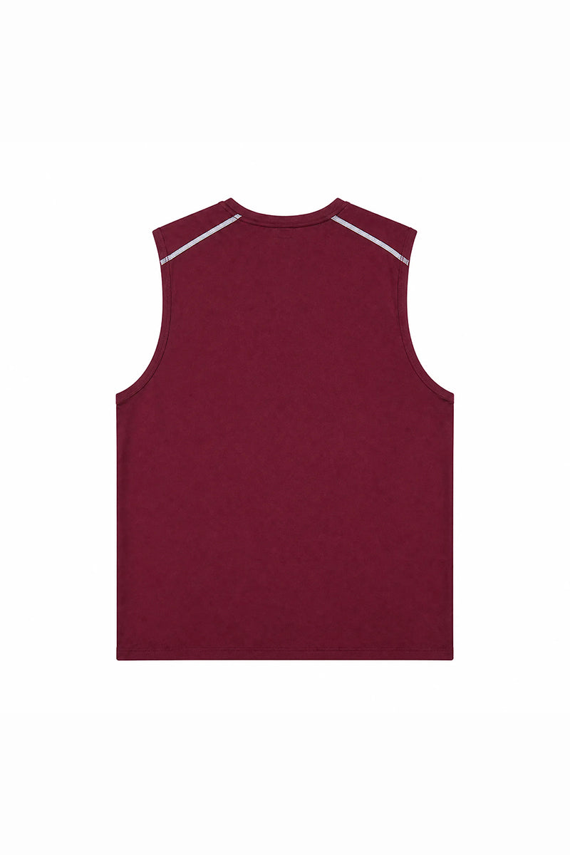 Men's Summer Contrast-Stitch Quick-Dry Athletic Tank Top