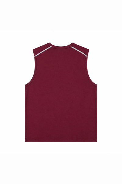 Men's Summer Contrast-Stitch Quick-Dry Athletic Tank Top