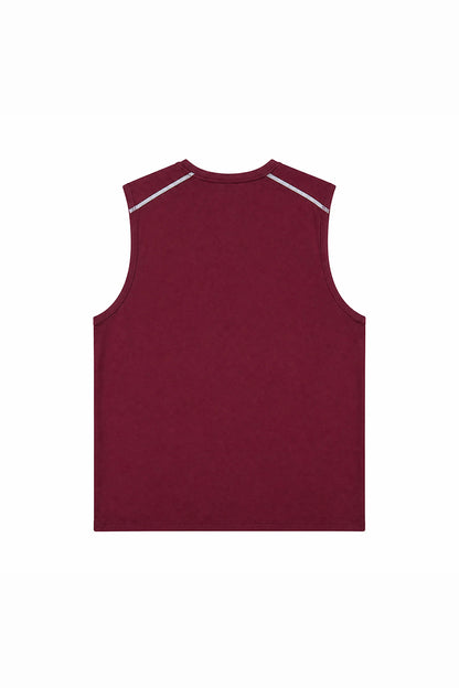 Men's Summer Contrast-Stitch Quick-Dry Athletic Tank Top