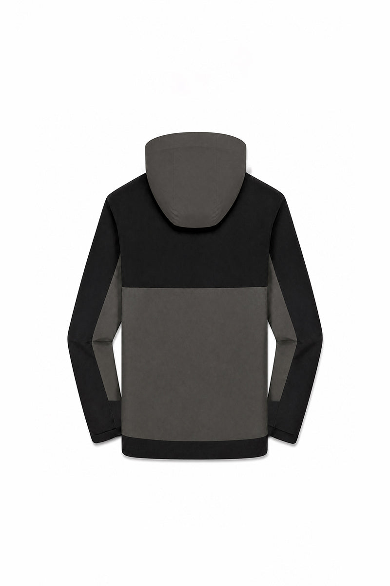 Women's Fall Colorblock Cropped Windproof Shell Jacket