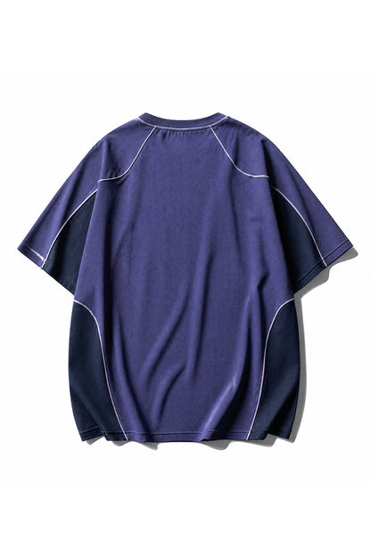 Women Summer Color Block Quick Dry Sports T Shirt