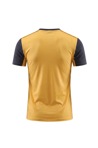 Men's Summer Colorblock Raglan Quick-Dry Athletic T-Shirt
