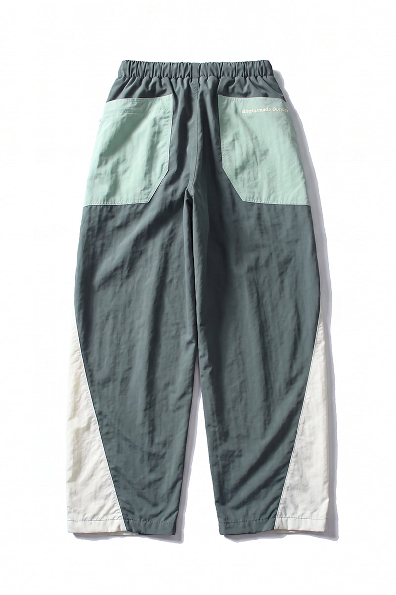 Women Spring Color Block Quick Dry Outdoor Cargo Pants
