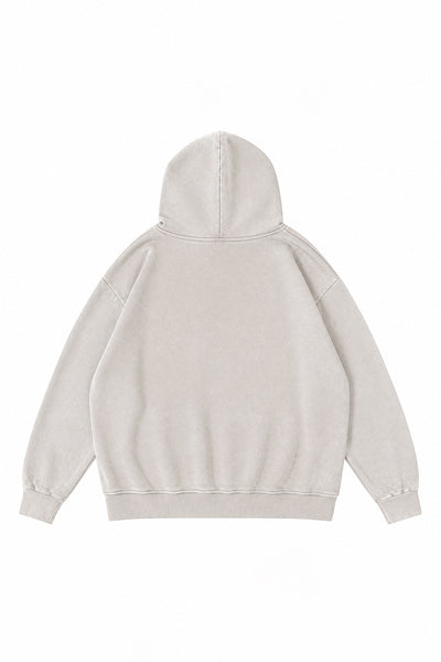 Men's Fall Winter Vintage Washed Oversized Pocket Hoodie