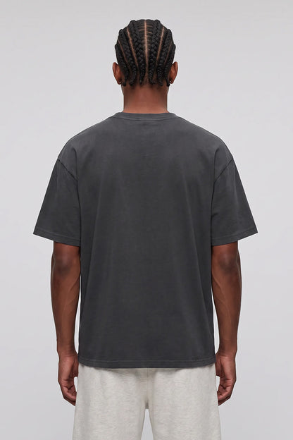 Men's Summer Casual Cotton Drop-Shoulder Loose-Fit T-Shirt