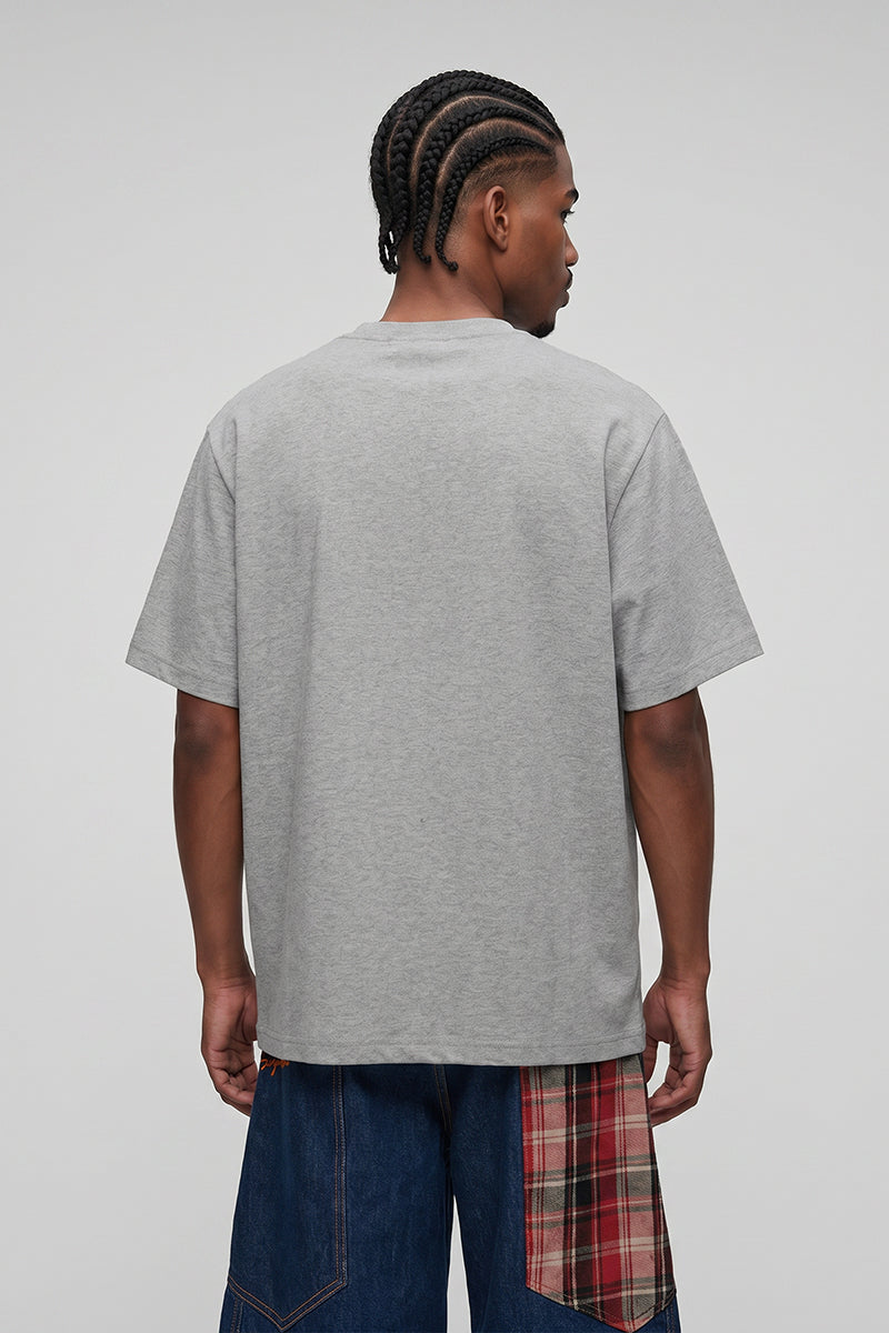 Men's Summer Ruched Deconstructed Streetwear T-Shirt