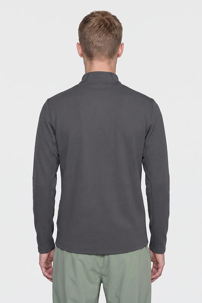 Men's Spring Textured Stretch Full-Zip Hiking Jacket