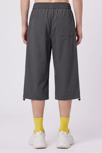 Men's Spring Contrast-Stitch Quick-Dry Wide-Leg Pants