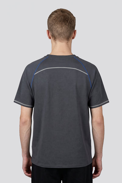 Men's Summer Raglan Contrast Quick-Dry Athletic T-Shirt