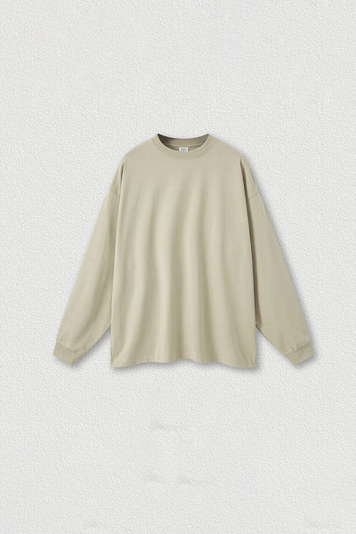 Men's Heavyweight Cotton Long Sleeves T-shirt