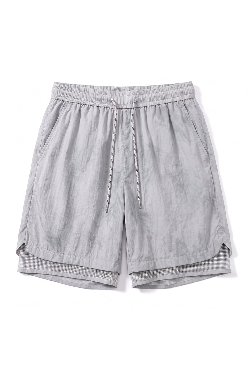 Men's Summer Tie-Dye 2-in-1 Quick-Dry Athletic Shorts