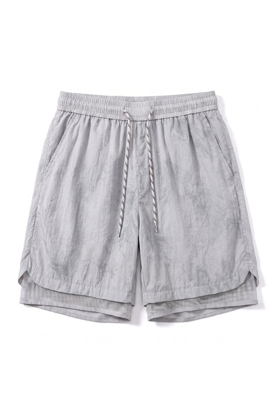 Men's Summer Tie-Dye 2-in-1 Quick-Dry Athletic Shorts