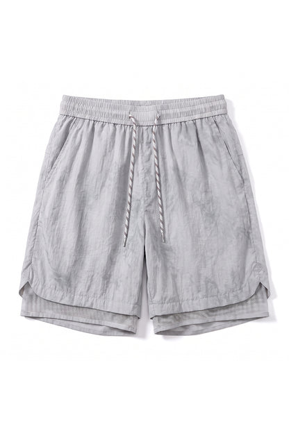 Men's Summer Tie-Dye 2-in-1 Quick-Dry Athletic Shorts