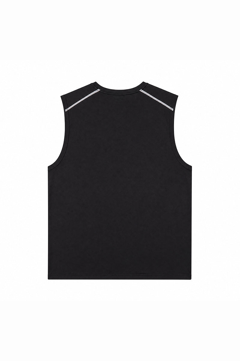 Men's Summer Contrast-Stitch Quick-Dry Athletic Tank Top