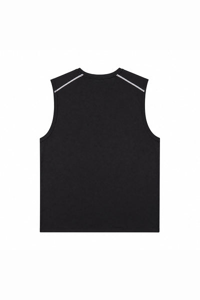 Men's Summer Contrast-Stitch Quick-Dry Athletic Tank Top