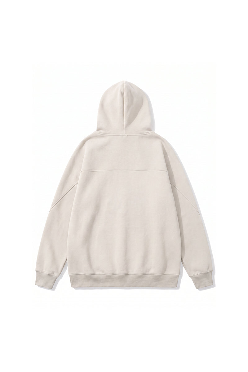 Men's Fall Winter Snap-Button Fleece Kangaroo-Pocket Hoodie