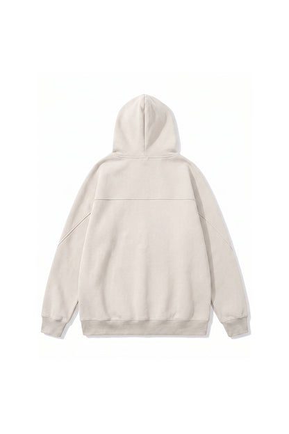 Men's Fall Winter Snap-Button Fleece Kangaroo-Pocket Hoodie