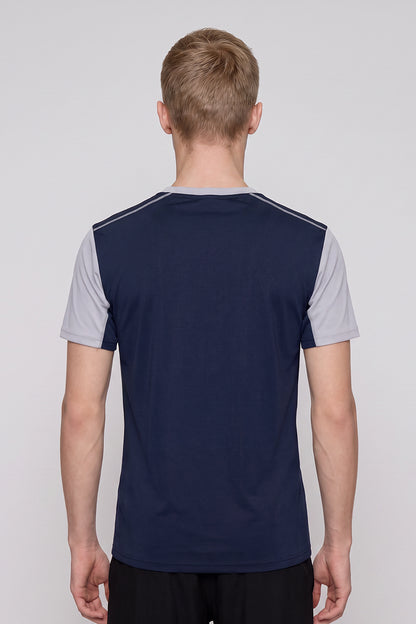 Men's Summer Colorblock Raglan Quick-Dry Athletic T-Shirt
