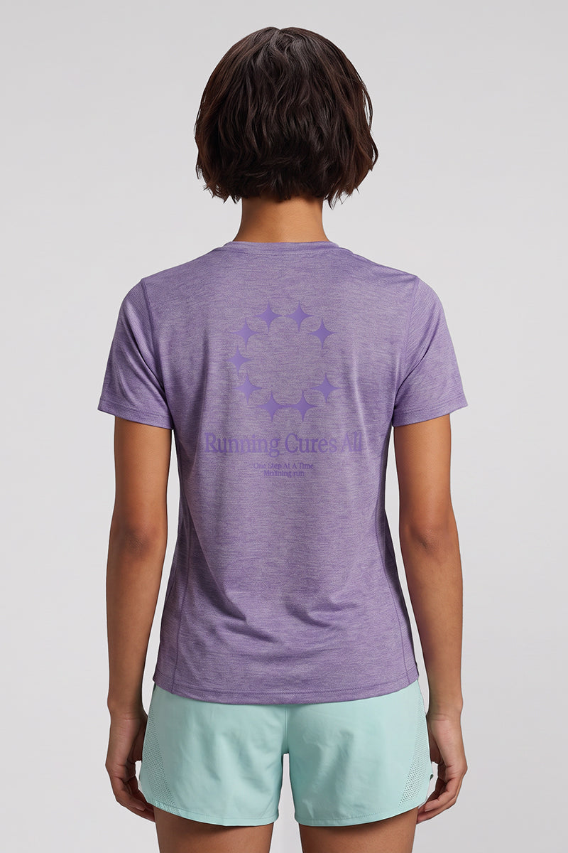 Women's Summer Breathable Linen-Blend Loose Print T-Shirt