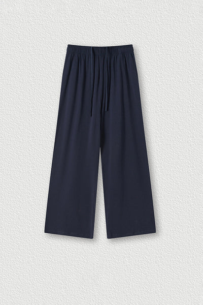 Men's Streetwear Relaxed High-Elastic Straight-Leg Pants