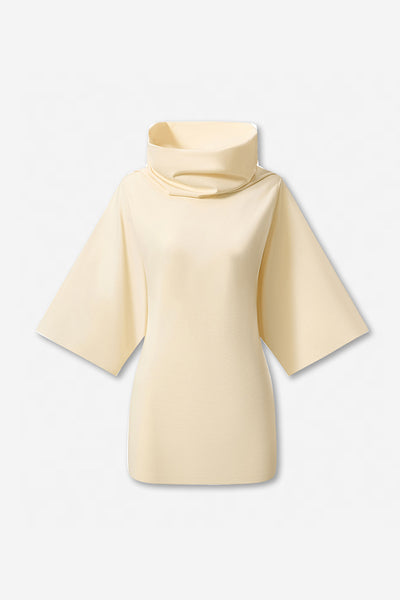 Women's Wasteland Cowl Neck Bell 3/4 Sleeve Bodycon Dress