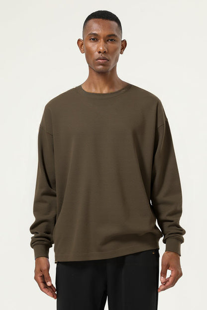 Men's Heavyweight Cotton Long Sleeves T-shirt