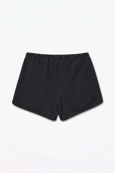 Women's Summer Cotton Drawstring Curved-Hem Athletic Shorts