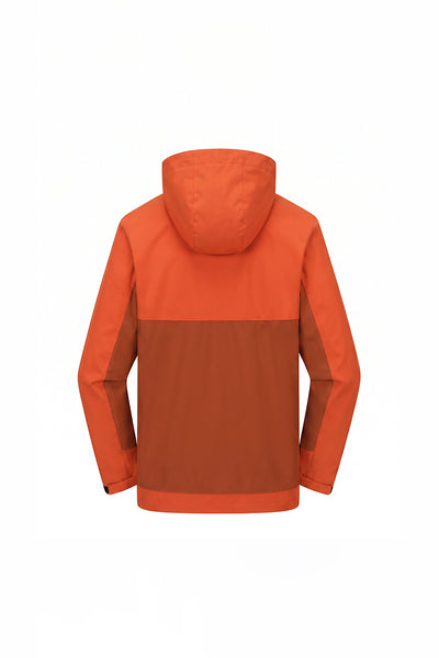 Women's Fall Colorblock Cropped Windproof Shell Jacket