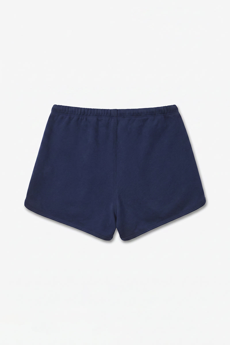 Women's Summer Cotton Drawstring Curved-Hem Athletic Shorts