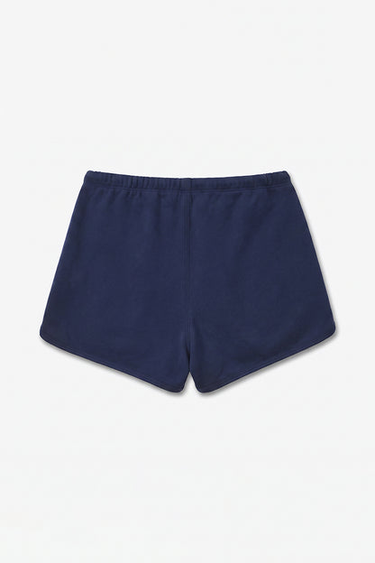 Women's Summer Cotton Drawstring Curved-Hem Athletic Shorts