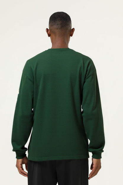 Men's Heavyweight Cotton Long Sleeves T-shirt