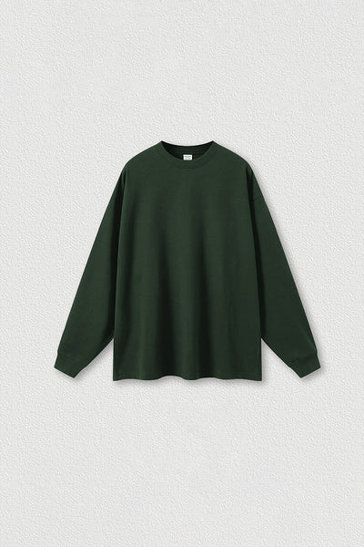 Men's Heavyweight Cotton Long Sleeves T-shirt