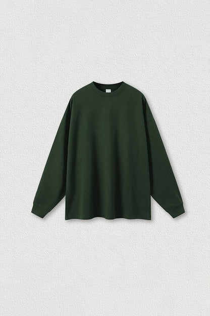 Men's Heavyweight Cotton Long Sleeves T-shirt