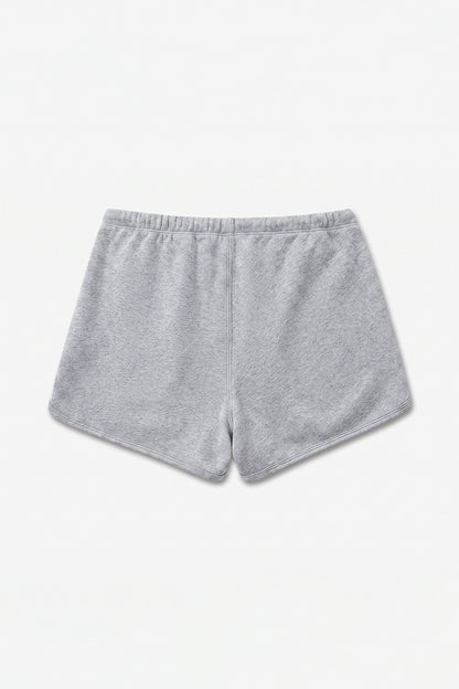 Women's Summer Cotton Drawstring Curved-Hem Athletic Shorts