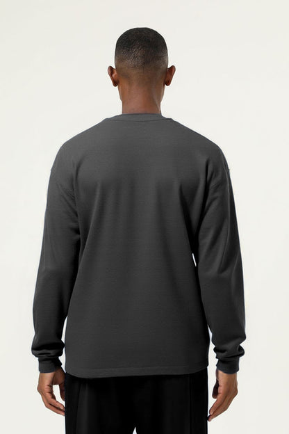 Men's Heavyweight Cotton Long Sleeves T-shirt